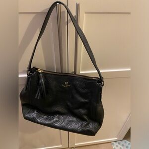 NEW Kate spade black genuine leather bag.
